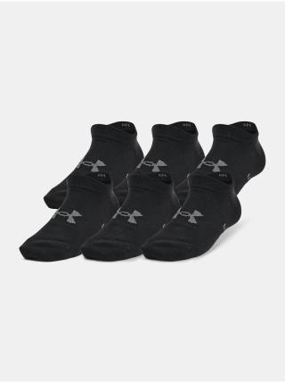 Ponožky Under Armour UA Yth Essential No Show 6pk - černá