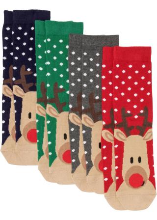 Ponožky Vánoce , s lístečkem na vzkaz