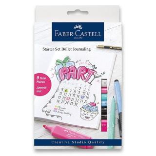 Popisovač Faber-Castell Pitt Artist Pen Bullet Journaling sada 9 ks