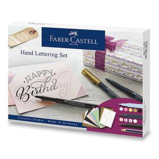 Popisovač Faber-Castell Pitt Artist Pen Hand Lettering sada 12 ks