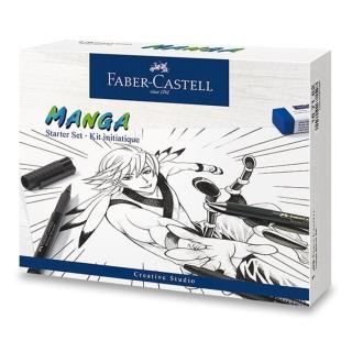 Popisovač Faber-Castell Pitt Artist Pen Manga sada 19 ks