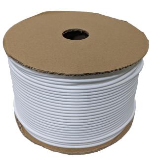 Popisovací PVC bužírka kruhová R35, 3,5mm, 85m, bílá