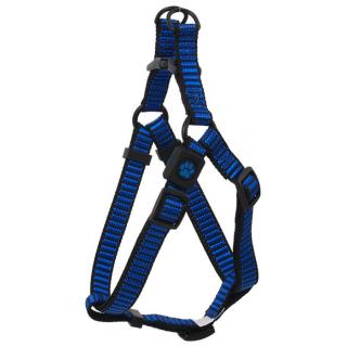 Postroj Active Dog Premium M modrý 2x53-77cm
