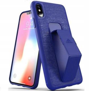 Pouzdro Adidas Sp Grip na iPhone Xs Max fialové/fialové