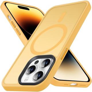 Pouzdro Case Pro Iphone 12 Pro Max Oranžová Magsafe