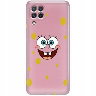 Pouzdro Metalické Růže Pro Samsung A22 4G Spongebob Vzory