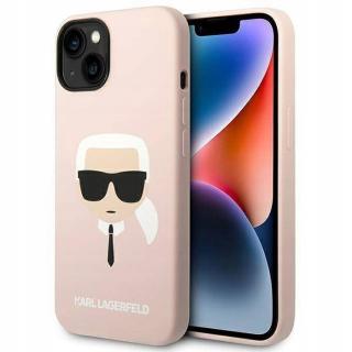 Pouzdro na iPhone 14 Karl Lagerfeld růžové