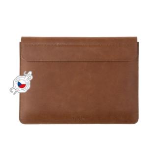 Pouzdro na mobil Kožené pouzdro Fixed Oxford pro Apple Macbook Air 13" Retina , hnědé