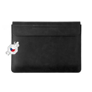 Pouzdro na mobil Kožené pouzdro Fixed Oxford pro Apple Macbook Pro 16" , černé