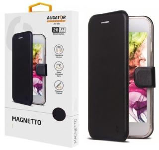 Pouzdro na mobil Pouzdro Aligator Magnetto Huawei P40, Black