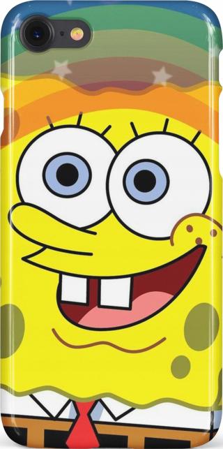 Pouzdro na Samsung Galaxy A32 5g Spongebob Vzory