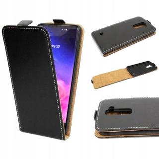 Pouzdro pro Lg K10 2017 flipové Slim Flex černé Hq