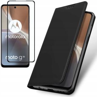 Pouzdro s klopou černé pouzdro pro Motorola Moto G32