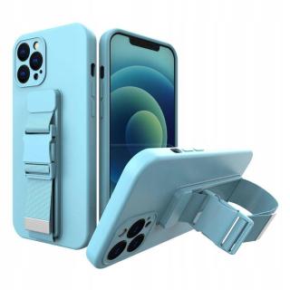 Pouzdro s řemínkem pro iPhone 8 Plus modré