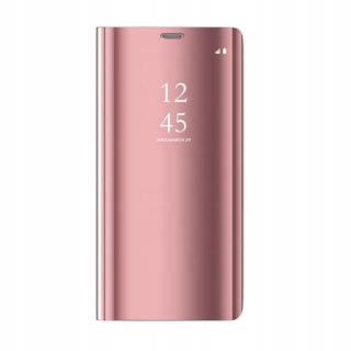 Pouzdro Smart Clear View pro Huawei P20 Lite růžové