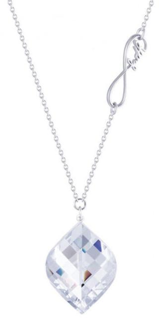 Preciosa Stříbrný náhrdelník s krystalem Faith 6025 00