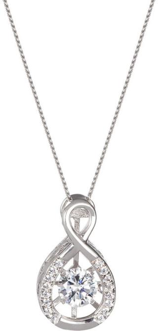 Preciosa Stříbrný náhrdelník s krystaly Precision 5186 00