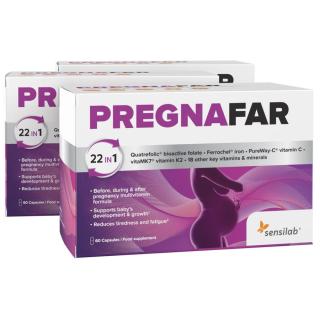 PregnaFar – prémiové těhotenské vitamíny s foláty a jódem 1+2 ZDARMA