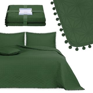 Přehoz na postel MEADOW 220x240 cm zelená Mybesthome