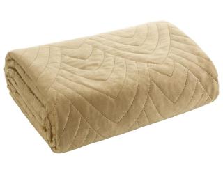 Přehoz na sedačku - pohovku - postel MARIKA béžová 200x220 cm Mybesthome
