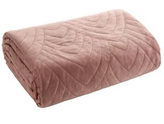 Přehoz na sedačku - pohovku - postel MARIKA růžová 200x220 cm Mybesthome