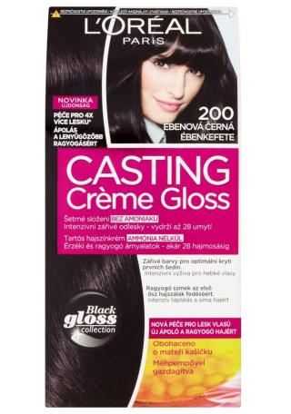 Přeliv bez amoniaku Loréal Casting Créme Gloss - 200 ebenová černá - L’Oréal Paris