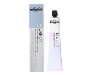 Přeliv na vlasy Loréal Dialight 50 ml - odstín 5.11 hnědý světlý sytý popelavý - L’Oréal Professionnel