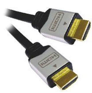 PremiumCord kabel HDMI M/M, zlac.a kovové HQ, 2m