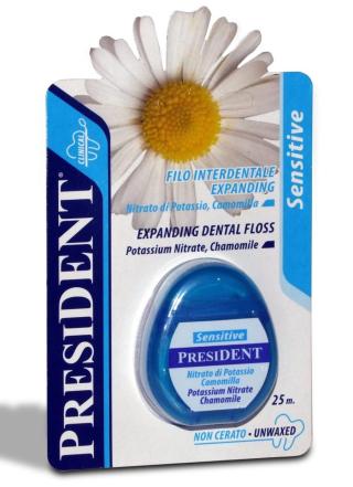 President Dentální nit Sensitive 25 m