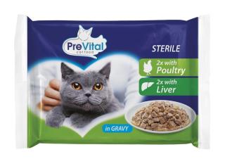 PreVital Vital Pack kapsičky pro sterilizované kočky 4 x 100 g