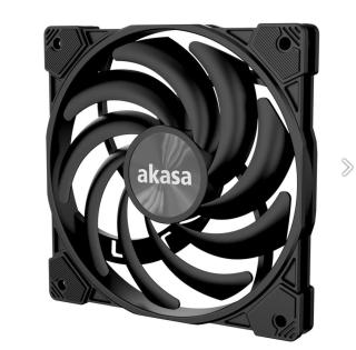 Přídavný ventilátor Akasa 12 cm Alucia XS12 černý