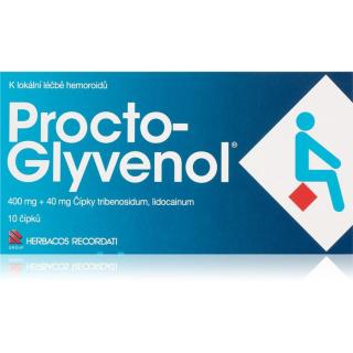 Procto-Glyvenol Procto-Glyvenol 400mg/40mg čípky na hemoroidy 10 ks