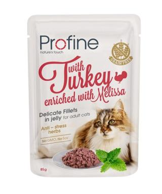 Profine Adult Cat Fillets in Jelly - s krůtím 80 g