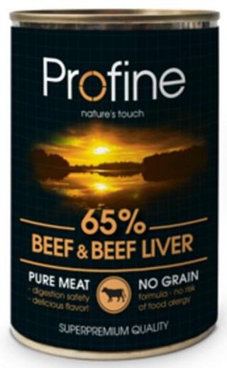 Profine Beef & Beef Liver konzerva 400 g