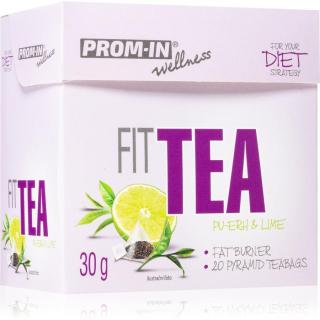 Prom-IN Wellness Fit Tea čaj pro podporu hubnutí Pu-Erh & Lime 20x1,5 g