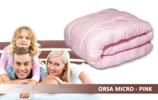 Prošívaná antialergická celoroční přikrývka ORSA MICRO HIT růžová 140x200 cm MyBestHome