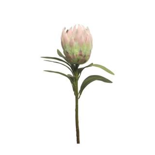 Protea KING řezaná umělá sv.růžová 70cm
