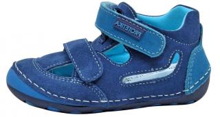 Protetika chlapecké barefoot sandály Flip blue tmavě modrá 25 - zánovní