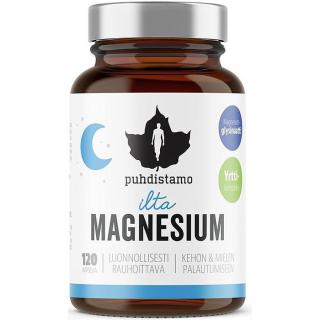 Puhdistamo Night Magnesium kapsle pro podporu spánku a regenerace 120 cps