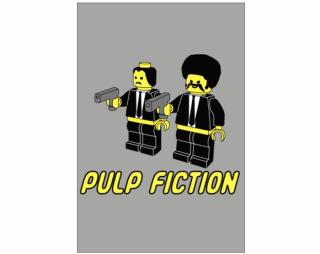 Pulp Fiction Lego Plakát 61x91 Ikea kompatibilní