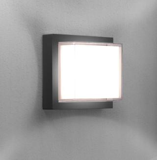 PURA LED venkovní nástěnné svítidlo Square šedá 10W 4000K IP65 - CENTURY