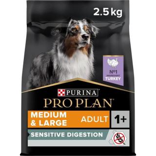 Purina Pro Plan MEDIUM&LARGE SENSITIVE DIGESTION grain free krůta 2,5 kg