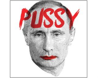 Pussy Putin Plakát čtverec Ikea kompatibilní