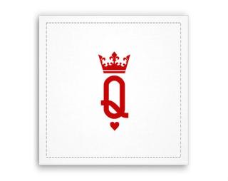 Q as queen Fotoobraz 40x40 cm