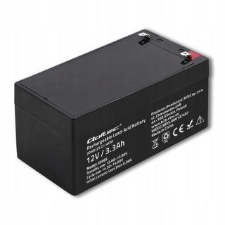 Qoltec Agm baterie 12V 3.3Ah max. 49.5A