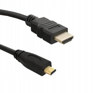 Qoltec Kabel Hdmi A samec Micro Hdmi D samec 3