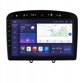 Rádio Android Peugeot 308 3/32 Gb Carplay Dsp