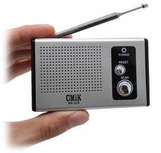 Rádio Přenosné Mini MK-229, 2XAAA