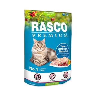 Rasco Premium Sterilized Tuňák s brusinkou a lichořeřišnicí granule 400 g