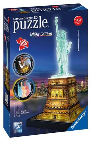 Ravensburger 3D Puzzle Socha Svobody  108 dílků